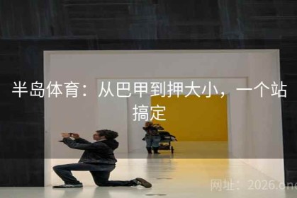 半岛体育：从巴甲到押大小，一个站搞定