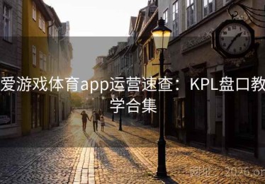 爱游戏体育app运营速查：KPL盘口教学合集